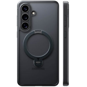 Husă Samsung Galaxy S26 Plus Torras Ostand Spin Series – Stand 360°, Protecție Avansată, Neagră