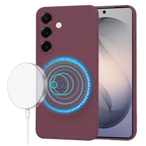 Husa Samsung Galaxy S26 SoftFlex Magsafe burgundy