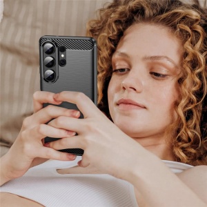 Husa Samsung Galaxy S26 Ultra Carbon Series neagra - Img 3