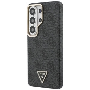 Husa Samsung Galaxy S26 Ultra Guess 4G Triangle Logo MagSafe Neagra - Img 4