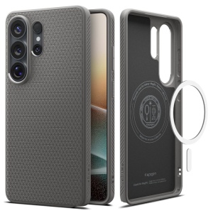 Husa Samsung Galaxy S26 Ultra Spigen Liquid Air Mag Magsafe Marble Grey
