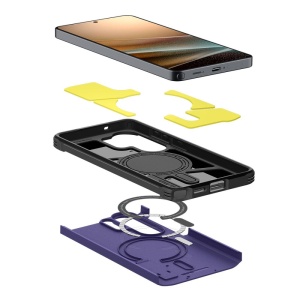 Husa Samsung Galaxy S26 Ultra Spigen Tough Armor Mag Magsafe Ash Violet - Img 11