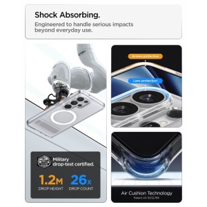 Husa Samsung Galaxy S26 Ultra Spigen Ultra Hybrid "S"-Clear/ White - Img 3