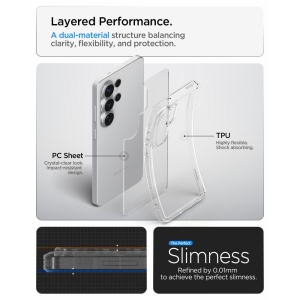 Husa Samsung Galaxy S26 Ultra Spigen Ultra Hybrid transparenta - Img 5