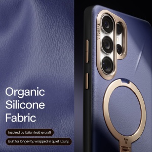 Husă Samsung Galaxy S26 Ultra Torras QPRO Leather Series – Piele ecologica Premium, Dark Purple - Img 3