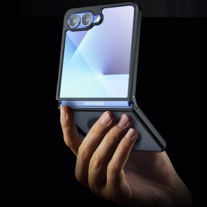 Husa Samsung Galaxy Z Flip 7 PureFrost MagSafe Frosted Black - Img 4