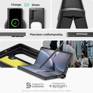 Husa Samsung Galaxy Z Fold 6 -Spigen Slim Armor PRO Neagra - Img 6