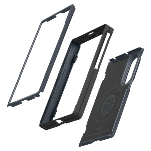 Husa Samsung Galaxy Z Fold 8 Spigen Slim Armor Pro MagFit Metal Slate - Img 3