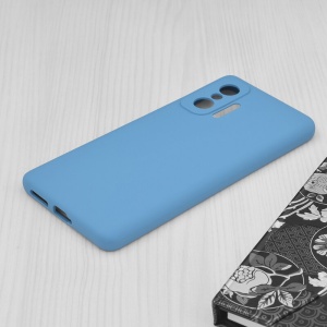 Husa Xiaomi 11T /11T Pro -Soft Edge Silicone Light Blue - Img 3