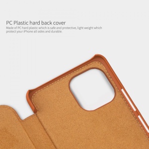 Husa Xiaomi Mi 11 Lite- Nillkin Qin Leather Case Neagra - Img 4