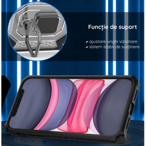 Husa Xiaomi Redmi Note 10/10S Honeycomb Armor- Black - Img 5