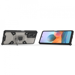 Husa Xiaomi Redmi Note 10 Pro - Honeycomb Armor- Black - Img 7