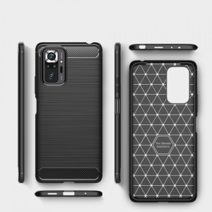 Husa Xiaomi Redmi Note 10s -Carbon Series-Black - Img 5