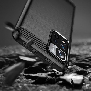 Husa Xiaomi Redmi Note 11 /Poco M4 Pro -Carbon Series-Black - Img 4