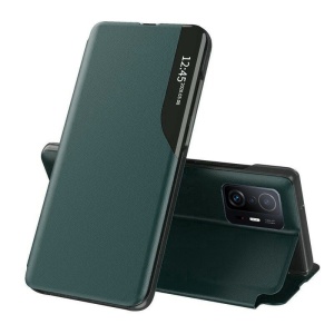 husa Xiaomi 12t, Xiaomi 12t Pro bookcase piele ecologica verde inchis