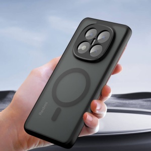 Husa Xiaomi Redmi Note 14 Pro 5G PureFrost MagSafe Frosted Black - Img 5