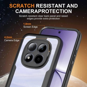 Husa Xiaomi Redmi Note 15 Pro 5G ColorVerse 360 + Screen Protector margine neagra - Img 3