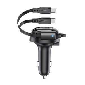 Încărcător Auto Acefast B13, 53W, Cablu retractabil USB-C Dual & Port USB-A - Img 6