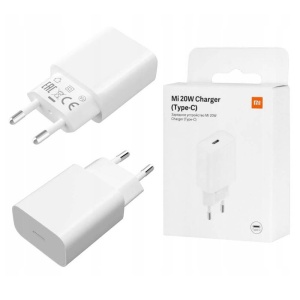 Incarcator Xiaomi original - USB-C, Compact Design, 3A, 20W - Alb - Img 1