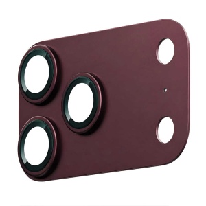 Protecție Camere iPhone 18 Pro Max - Lito - Crown Halo AR AF - Dark Cherry - Img 2