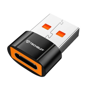 Adaptor OTG Tip C la USB 3.0, 10A Techsuit A7, negru - Img 2