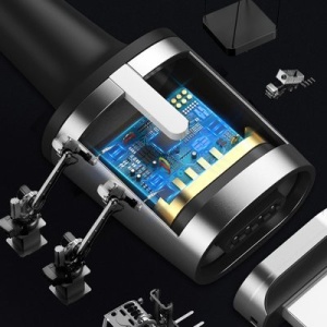 Cablu de date Baseus Zinc magnetic USB/ Micro USB 2.4A 1m black - Img 4