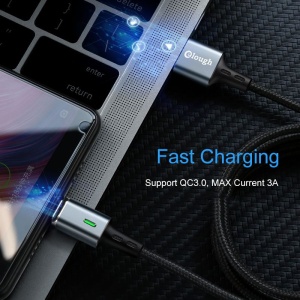 Cablu de date magnetic Elough E05 Lightning Magnetic Cable -100cm/3A Black - Img 4
