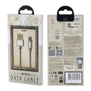 Cablu de date magnetic Remax Gravity RC-095i USB / Lightning 1M-Negru - Img 6