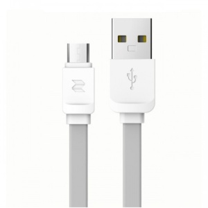 Cablu de date ROCK MICRO-USB 1M Gri - Img 1