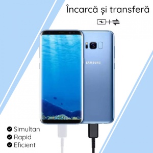 Cablu Samsung original USB-C to Type-C Fast Charging , 3A , 1.8 m negru - Img 4