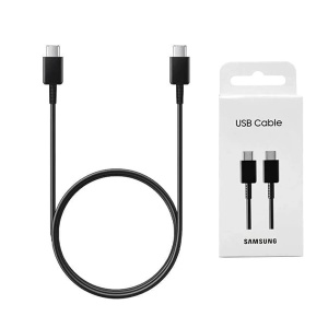 Cablu Samsung original USB-C to Type-C Fast Charging , 3A , 1m negru - Img 1