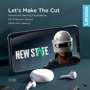 Casti Bluetooth 5.0 TWS Lenovo HT38 - albe - Img 4