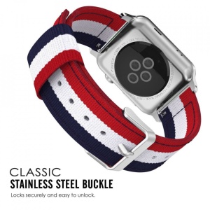 Curea Apple Watch SE 44MM-Tech Protect Welling- Navy/Red - Img 2