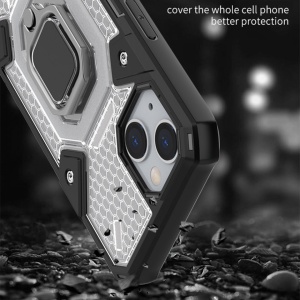 Husa Apple iPhone 13 Mini - Honeycomb Armor- Rose Violet - Img 7