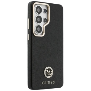 Husa Guess Samsung Galaxy S26 Ultra Rhinestone Round Logo MagSafe Neagra - Img 6