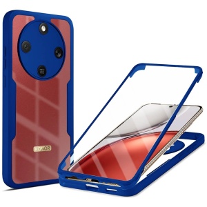 Husa Honor Magic 8 Lite ColorVerse 360 + Screen Protector margine albastra