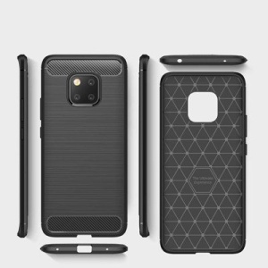 Husa Huawei Mate 20 PRO -Carbon Series-Neagra - Img 3
