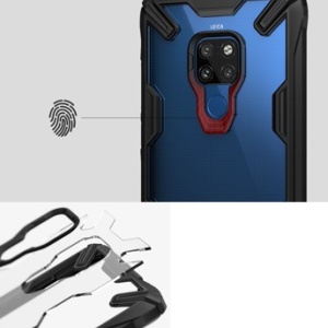 Husa Huawei Mate 20- Ringke Fusion X cu bumper de protecție TPU Negru - Img 2