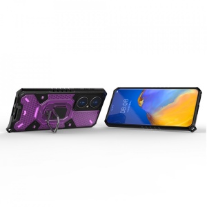 Husa Huawei P50 PRO- Honeycomb Armor- Violet Rose - Img 6