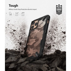 Husa Iphone 11 PRO MAX- Ringke Fusion X- Camo Black - Img 6