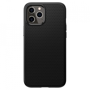 Husa Iphone 12 Pro Max -Spigen Liquid Air- Negru mat - Img 2