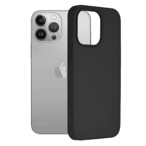 Husa iPhone 15 Pro Max -Soft Edge Silicone Neagra - Img 1