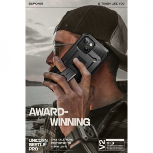 Husa iPhone 15 Supcase Unicorn Beetle Pro -Neagra - Img 8