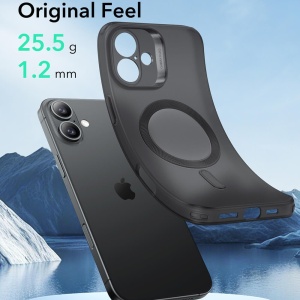 Husa iPhone 16 Plus ESR Zero HaloLock Frosted Black - Img 3