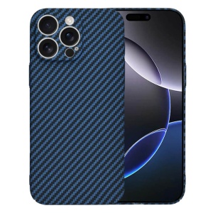Husa iPhone 16 Pro Max Carbonite FiberShell Cyan - Img 1