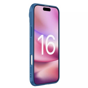 Husa iPhone 16 Pro Max Nillkin CamShield Prop albastra - Img 5