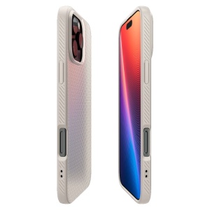 Husa iPhone 16 Pro Max Spigen Liquid Air Natural Titanium - Img 7