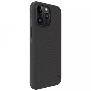 Husa iPhone 16 Pro Nillkin Super Frosted Shield Case Neagra - Img 6