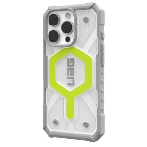 Husa iPhone 16 Pro UAG Pathfinder Clear MagSafe Active Neon - Img 4
