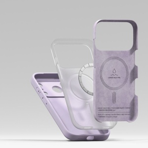 Husa iPhone 17 Pro Ringke Silicone Magnetic Magsafe mov - Img 5